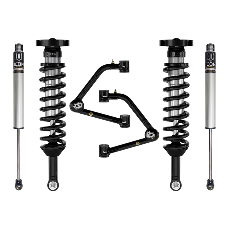 ICON 2023-2024 Chevrolet Colorado WT, LT, & Z71, 1.75-2.5" Lift, Stage 2 Suspension System w/ Tubular Upper Control Arms
